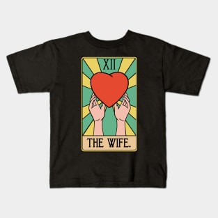 Funny Wife Tarot Card - Wifey Spouse Better Half Kids T-Shirt